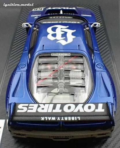 Ignition-Model Ferrari F40 LBWK LB-Works 40 Japan Blue Pilot 1:18 STM Diecast Default Title Default Title-