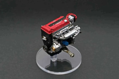 Ignition-Model Honda Integra DC2 Type R RHD Pearl White w/ Separate B18C Vtec Engine 1:18 Cartsfy Inc.