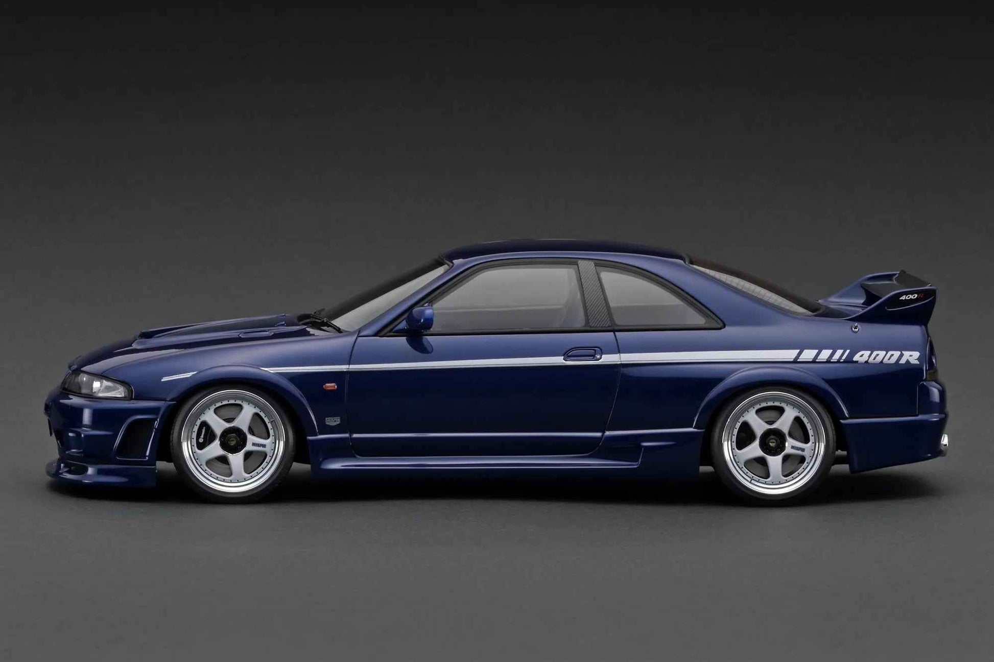 Ignition-Model Nissan Skyline GT-R 400r R33 (BCNR33) RHD Deep Marine Blue 1:18 STM Diecast Default Title Default Title-