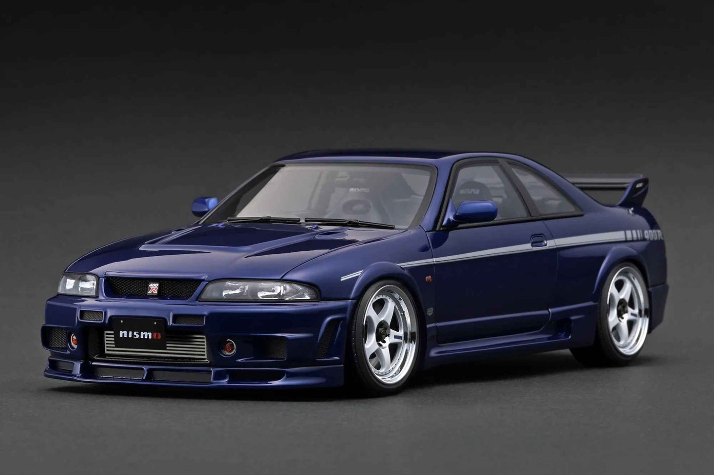 Ignition-Model Nissan Skyline GT-R 400r R33 (BCNR33) RHD Deep Marine Blue 1:18 STM Diecast Default Title Default Title-