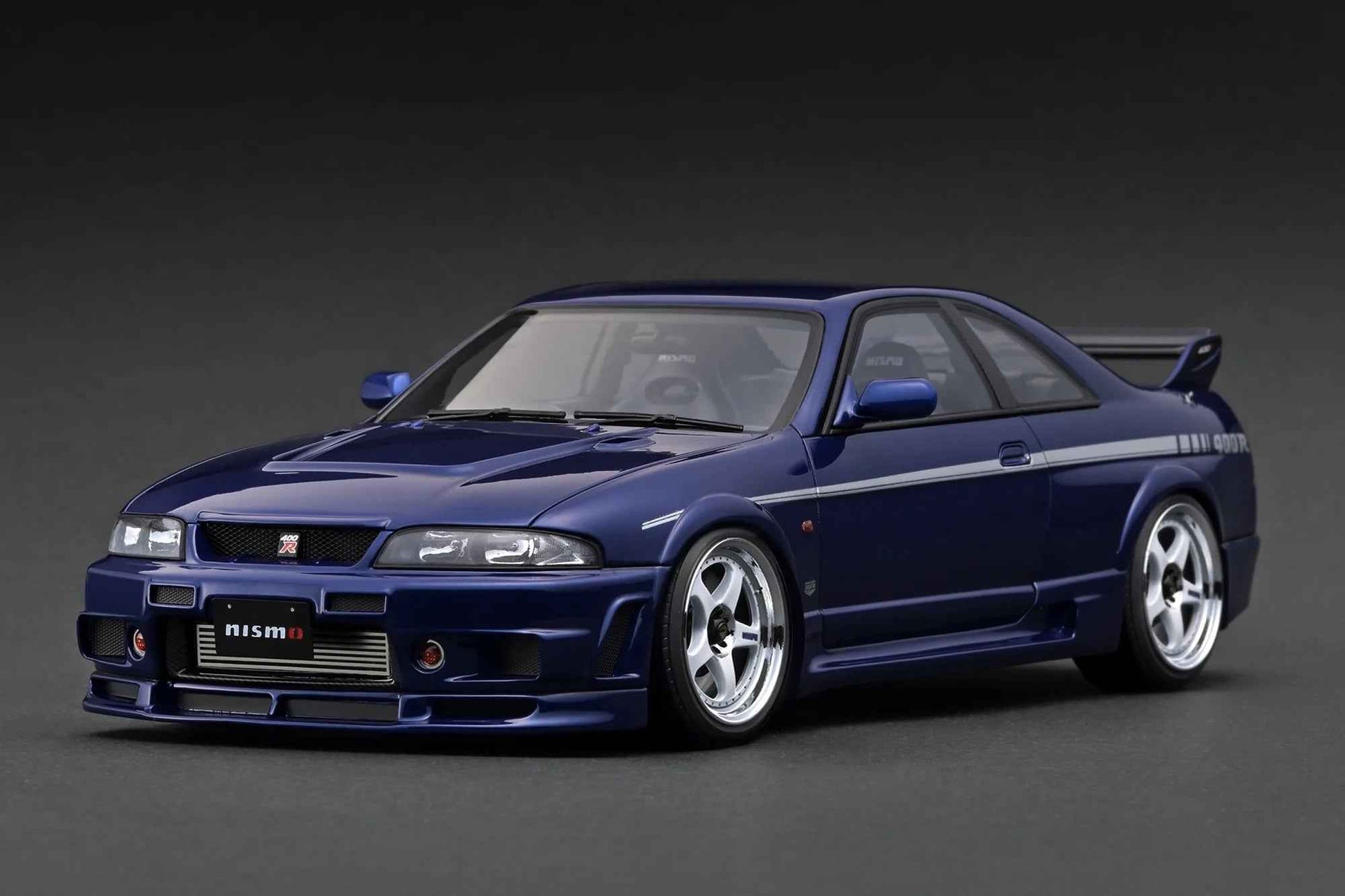 Ignition-Model Nissan Skyline GT-R 400r R33 (BCNR33) RHD Deep Marine Blue 1:18 STM Diecast Default Title Default Title-