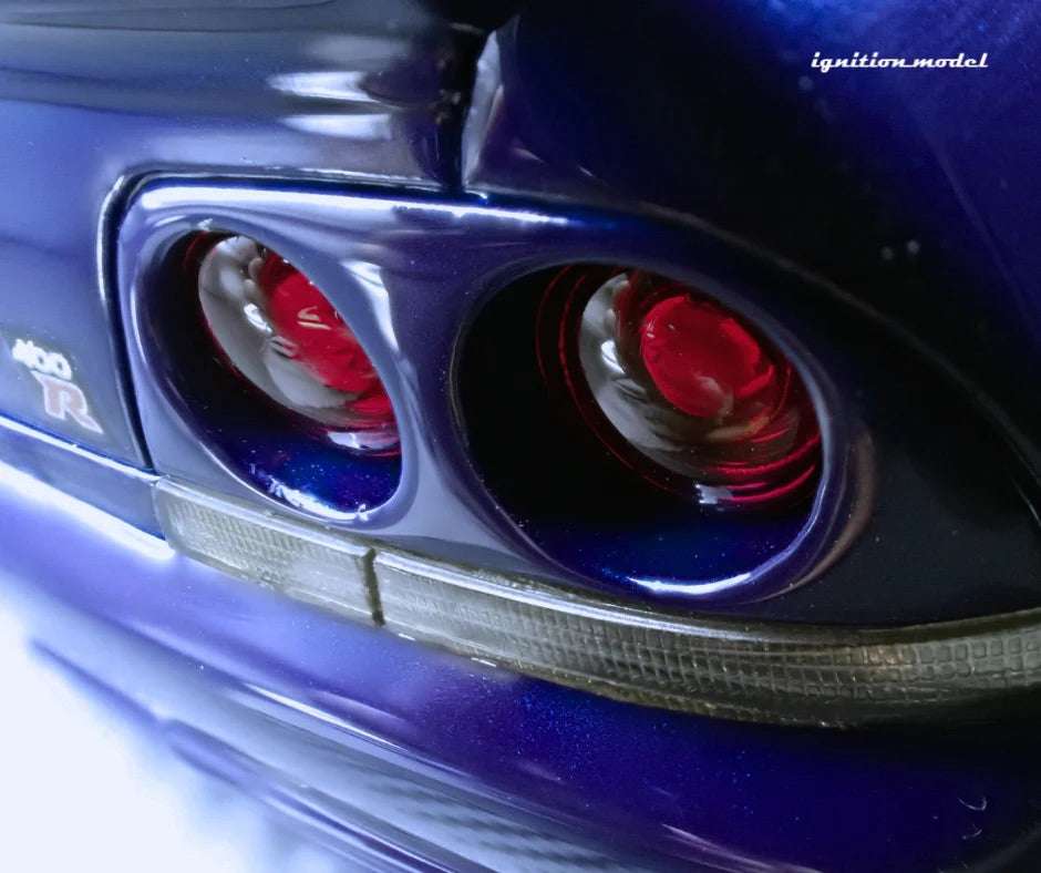 Ignition-Model Nissan Skyline GT-R 400r R33 (BCNR33) RHD Deep Marine Blue 1:18 STM Diecast Default Title Default Title-