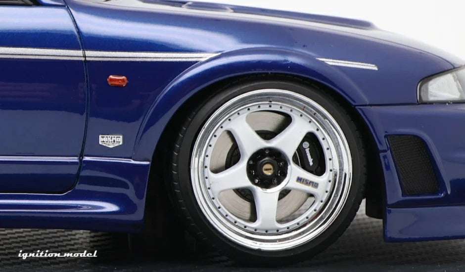 Ignition-Model Nissan Skyline GT-R 400r R33 (BCNR33) RHD Deep Marine Blue 1:18 STM Diecast Default Title Default Title-