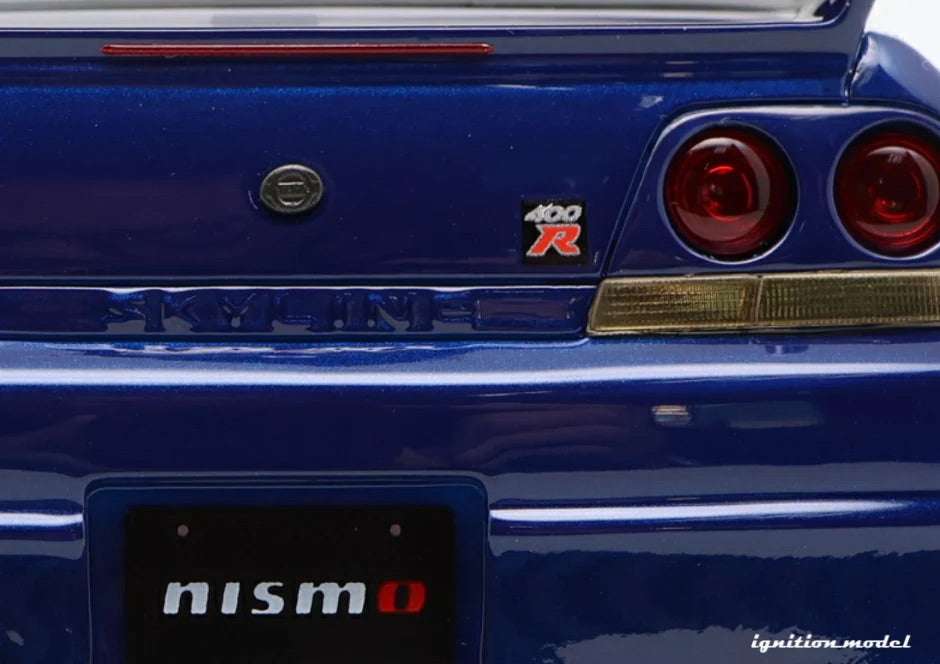 Ignition-Model Nissan Skyline GT-R 400r R33 (BCNR33) RHD Deep Marine Blue 1:18 STM Diecast Default Title Default Title-