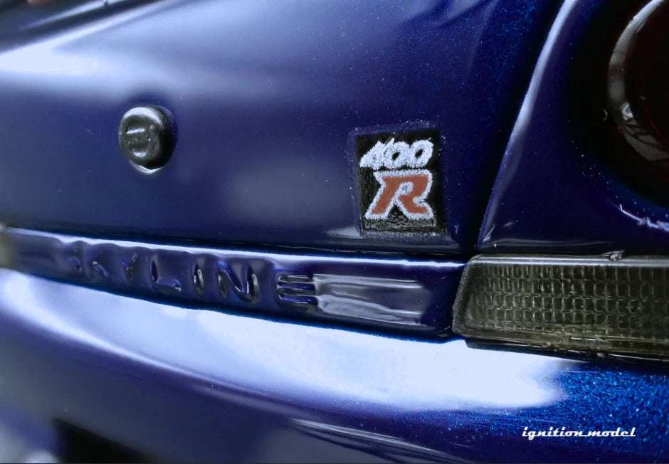 Ignition-Model Nissan Skyline GT-R 400r R33 (BCNR33) RHD Deep Marine Blue 1:18 STM Diecast Default Title Default Title-