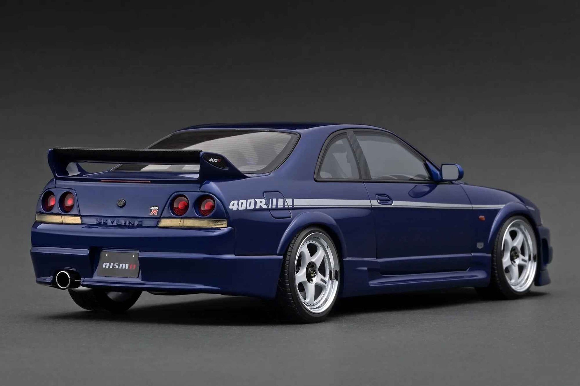 Ignition-Model Nissan Skyline GT-R 400r R33 (BCNR33) RHD Deep Marine Blue 1:18 STM Diecast Default Title Default Title-