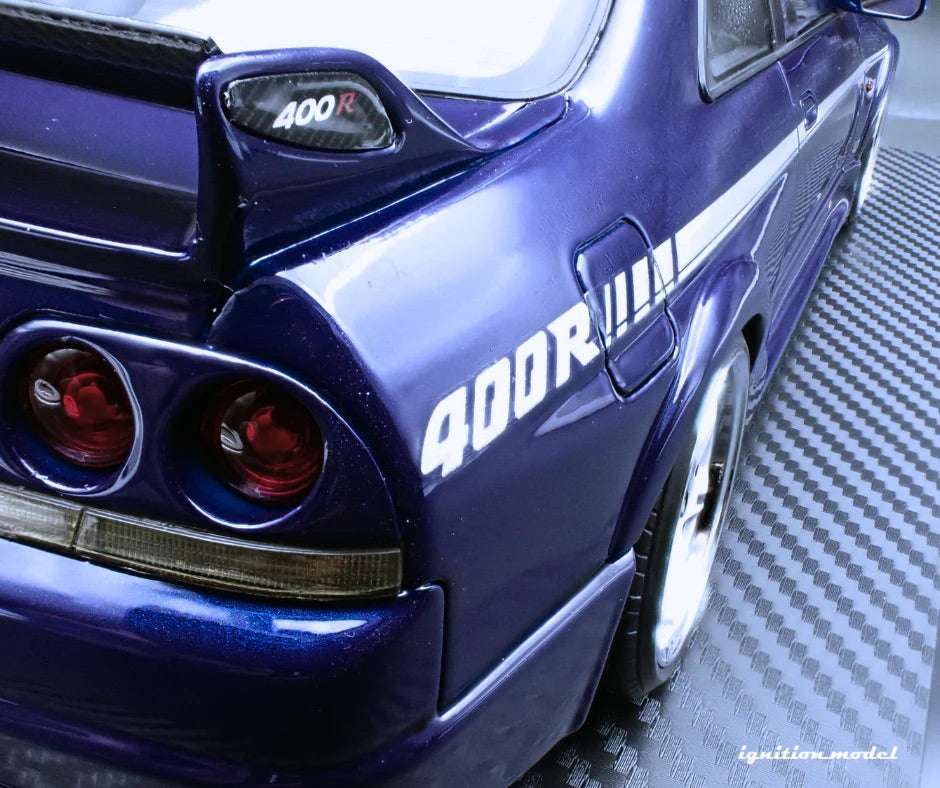Ignition-Model Nissan Skyline GT-R 400r R33 (BCNR33) RHD Deep Marine Blue 1:18 STM Diecast Default Title Default Title-