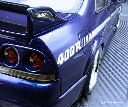 Ignition-Model Nissan Skyline GT-R 400r R33 (BCNR33) RHD Deep Marine Blue 1:18 STM Diecast Default Title Default Title-