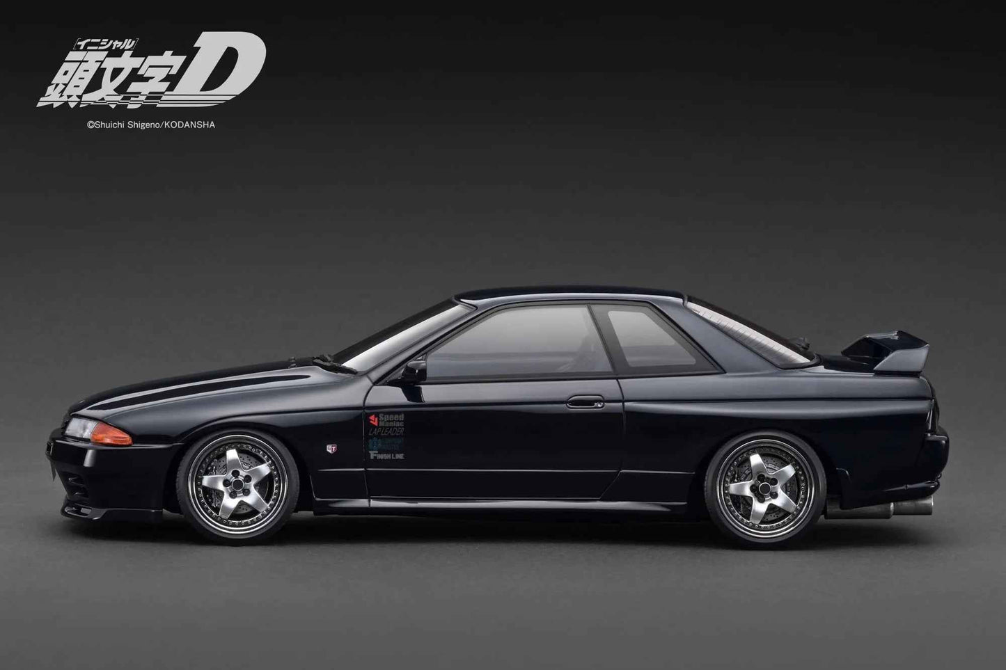 Ignition-Model Nissan Skyline GT-R R32 (BN32) V-Spec II Initial D Black 1:18 STM Diecast Default Title Default Title-