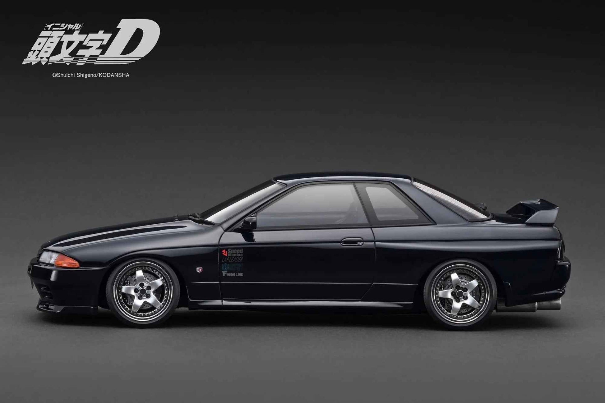 Ignition-Model Nissan Skyline GT-R R32 (BN32) V-Spec II Initial D Black 1:18 STM Diecast Default Title Default Title-