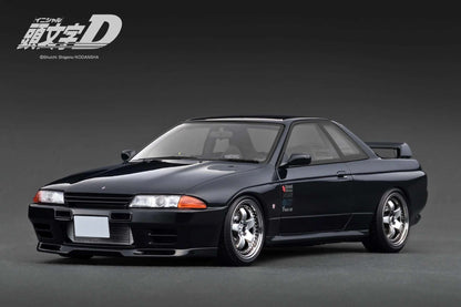 Ignition-Model Nissan Skyline GT-R R32 (BN32) V-Spec II Initial D Black 1:18 STM Diecast Default Title Default Title-