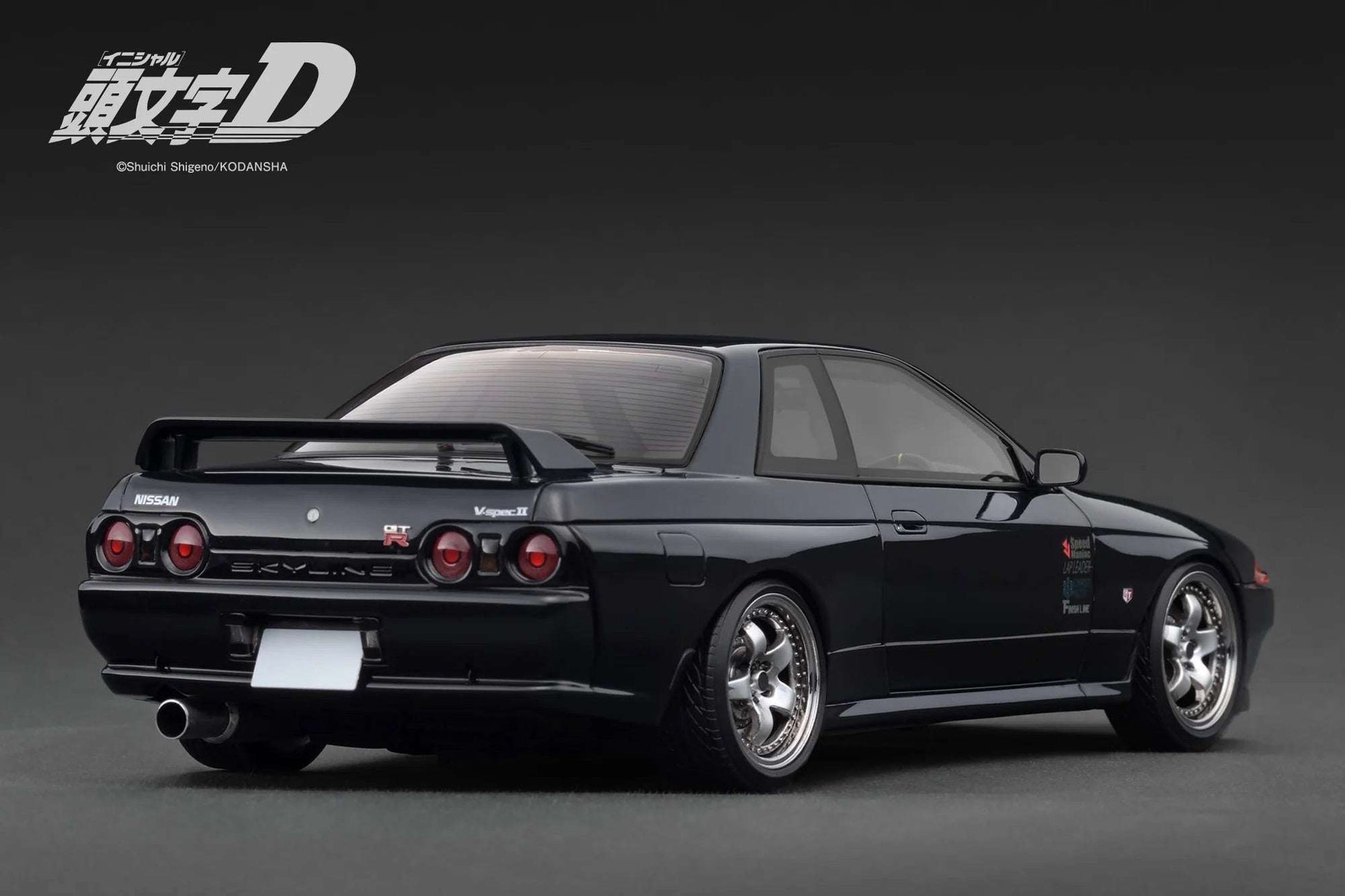 Ignition-Model Nissan Skyline GT-R R32 (BN32) V-Spec II Initial D Black 1:18 STM Diecast Default Title Default Title-