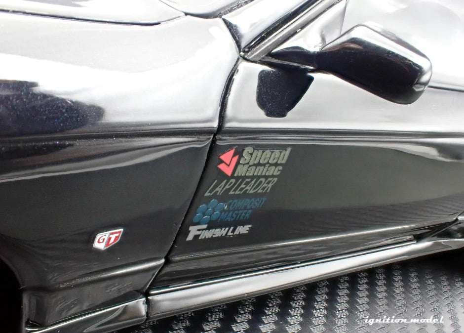 Ignition-Model Nissan Skyline GT-R R32 (BN32) V-Spec II Initial D Black 1:18 STM Diecast Default Title Default Title-
