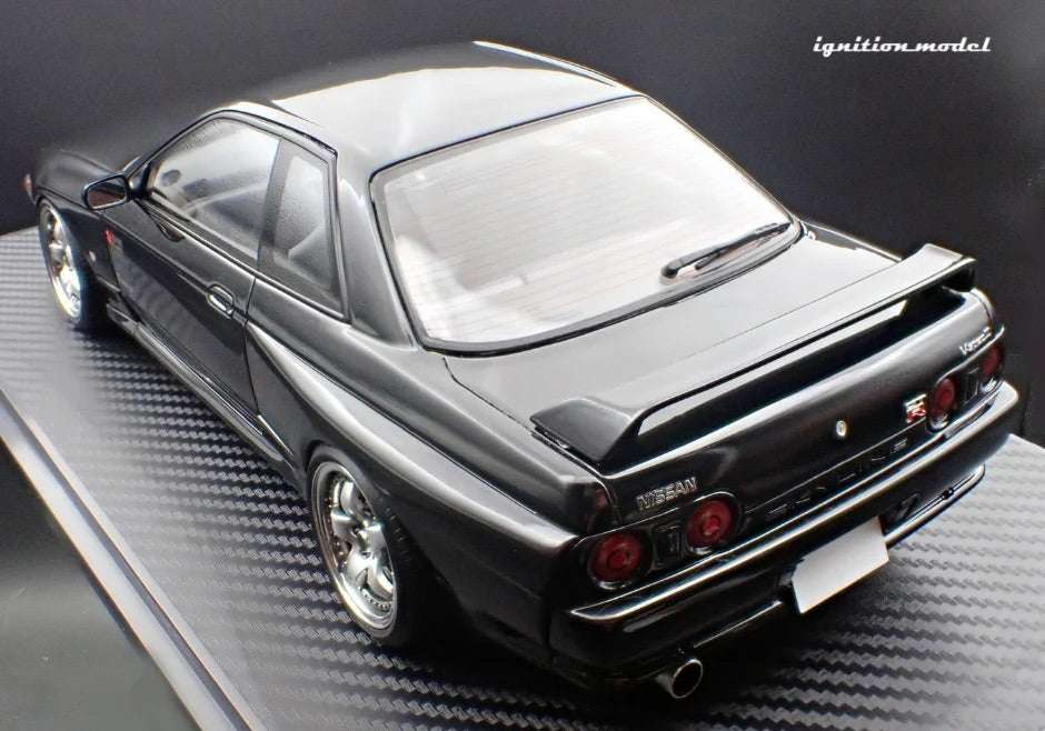 Ignition-Model Nissan Skyline GT-R R32 (BN32) V-Spec II Initial D Black 1:18 STM Diecast Default Title Default Title-