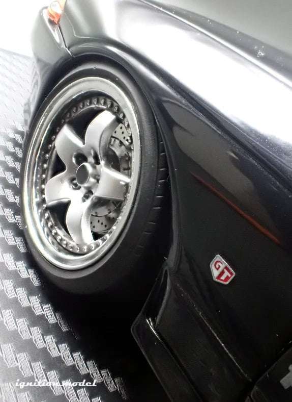 Ignition-Model Nissan Skyline GT-R R32 (BN32) V-Spec II Initial D Black 1:18 STM Diecast Default Title Default Title-