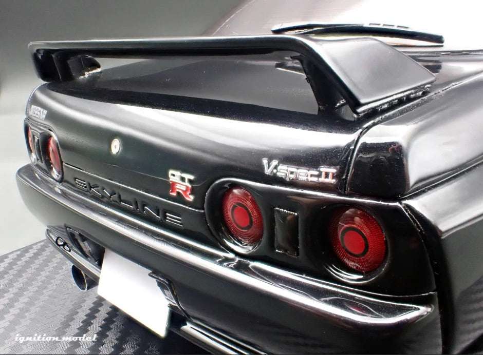 Ignition-Model Nissan Skyline GT-R R32 (BN32) V-Spec II Initial D Black 1:18 STM Diecast Default Title Default Title-