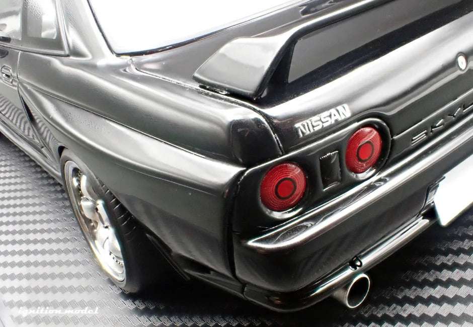 Ignition-Model Nissan Skyline GT-R R32 (BN32) V-Spec II Initial D Black 1:18 STM Diecast Default Title Default Title-