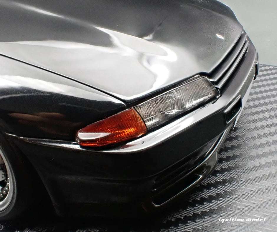 Ignition-Model Nissan Skyline GT-R R32 (BN32) V-Spec II Initial D Black 1:18 STM Diecast Default Title Default Title-