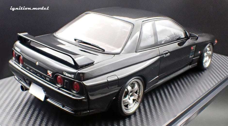 Ignition-Model Nissan Skyline GT-R R32 (BN32) V-Spec II Initial D Black 1:18 STM Diecast Default Title Default Title-