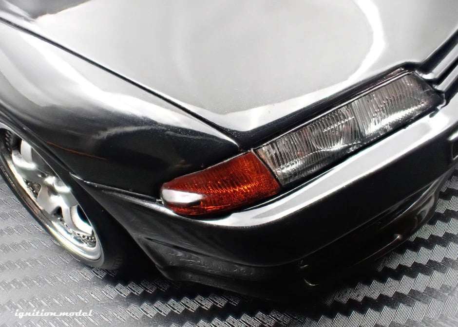 Ignition-Model Nissan Skyline GT-R R32 (BN32) V-Spec II Initial D Black 1:18 STM Diecast Default Title Default Title-