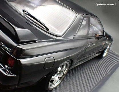 Ignition-Model Nissan Skyline GT-R R32 (BN32) V-Spec II Initial D Black 1:18 STM Diecast Default Title Default Title-