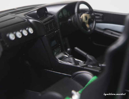 Ignition-Model Nissan Skyline GT-R R34 (BNR34) Top Secret 34GT-R RHD Stealth Grey w/ Carbon Fiber Hood 1:18 STM Diecast Default Title Default Title-