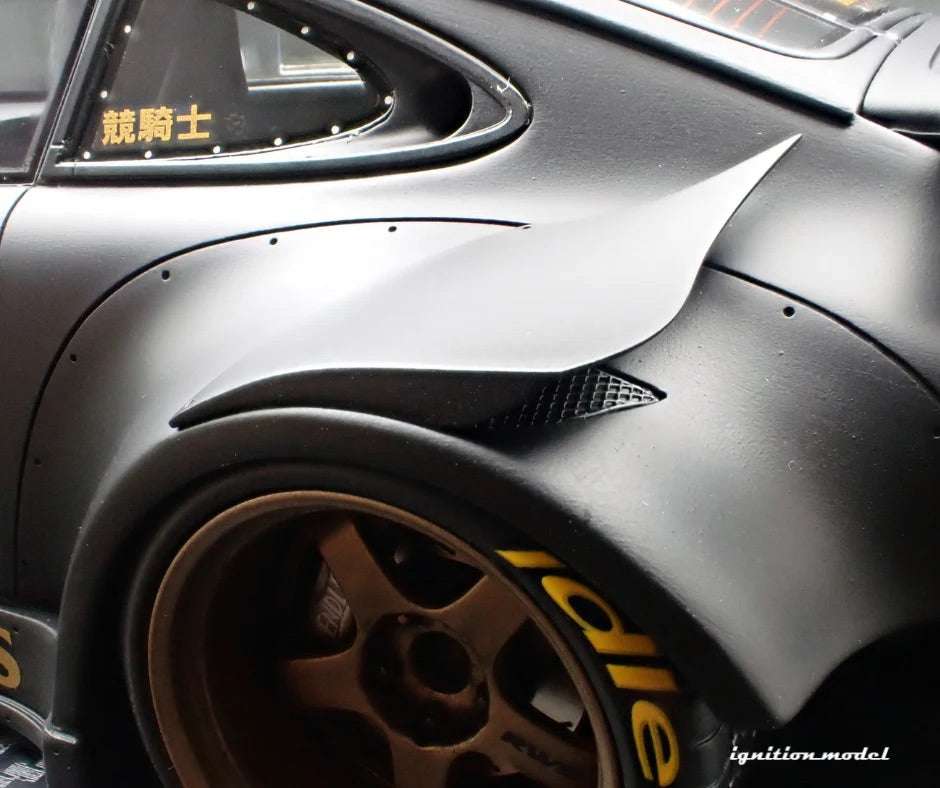 Ignition-Model Porsche 911 RWB 930 "Stella Artois" Matte Black 1:18 Cartsfy Inc.