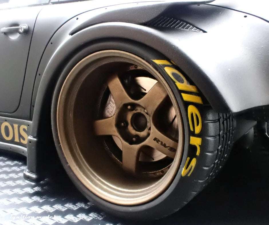 Ignition-Model Porsche 911 RWB 930 "Stella Artois" Matte Black 1:18 Cartsfy Inc.