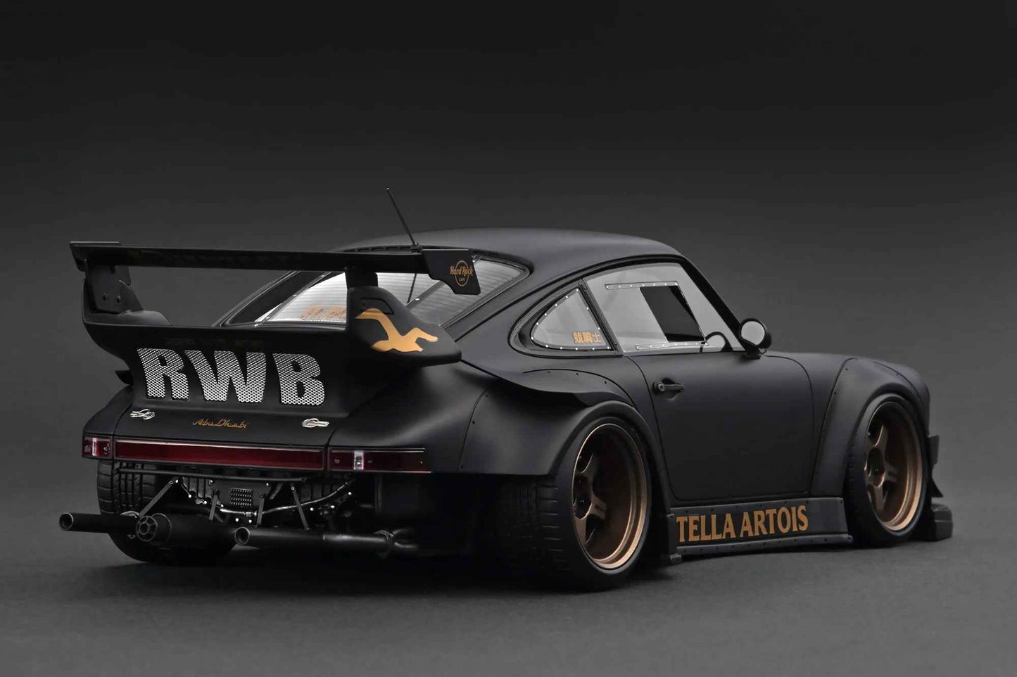 Ignition-Model Porsche 911 RWB 930 "Stella Artois" Matte Black 1:18 Cartsfy Inc.