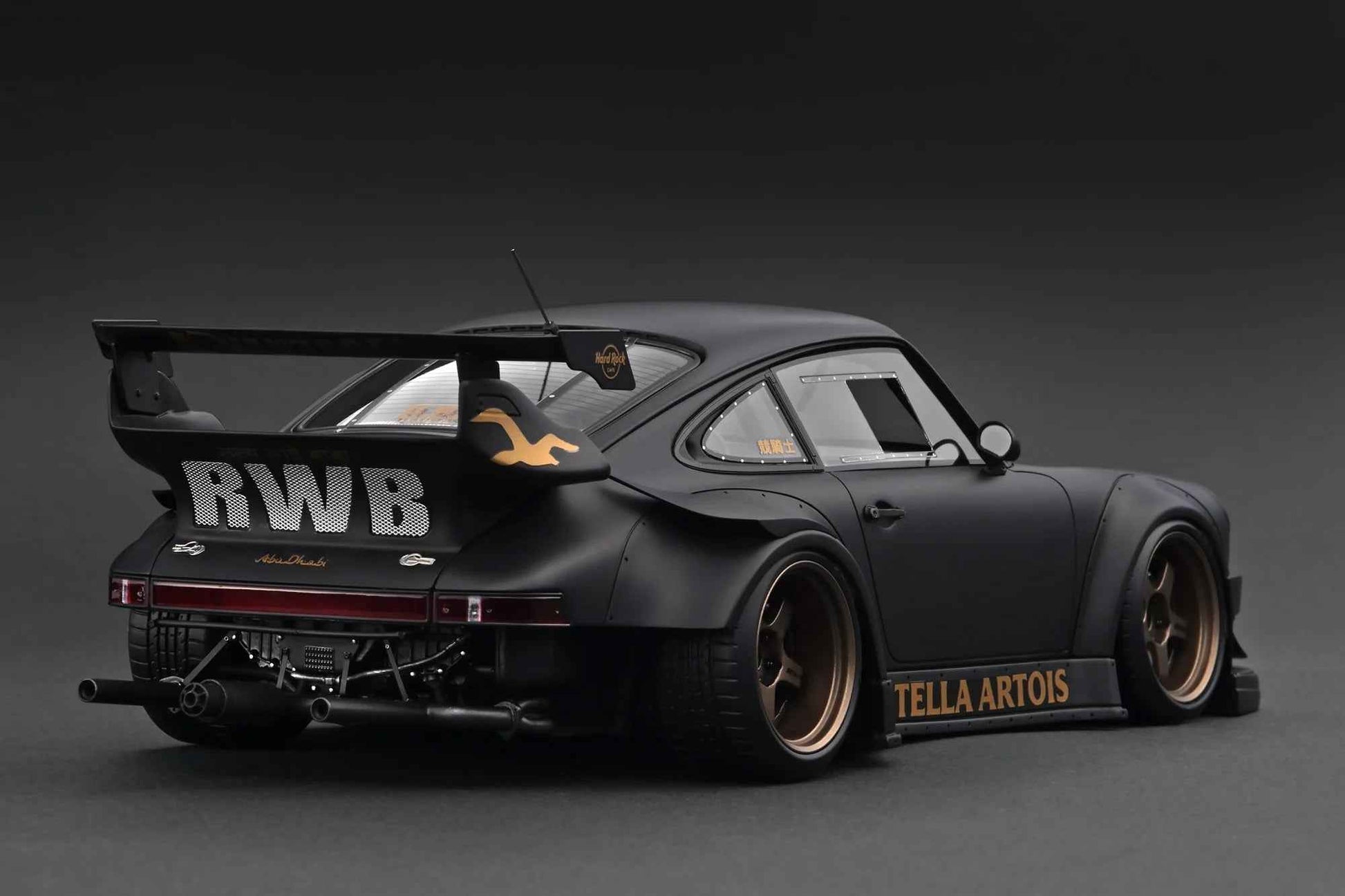 Ignition-Model Porsche 911 RWB 930 "Stella Artois" Matte Black 1:18 Cartsfy Inc.