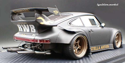 Ignition-Model Porsche 911 RWB 930 "Stella Artois" Matte Black 1:18 Cartsfy Inc.