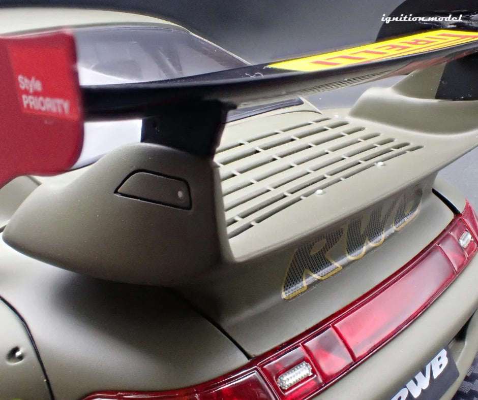 Ignition Model Porsche 993 RWB "Khaki" Matte Green 1:18 STM Diecast Default Title Default Title-