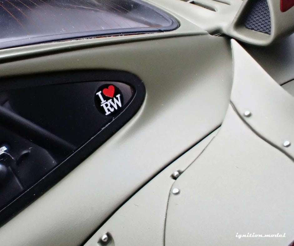 Ignition Model Porsche 993 RWB "Khaki" Matte Green 1:18 STM Diecast Default Title Default Title-