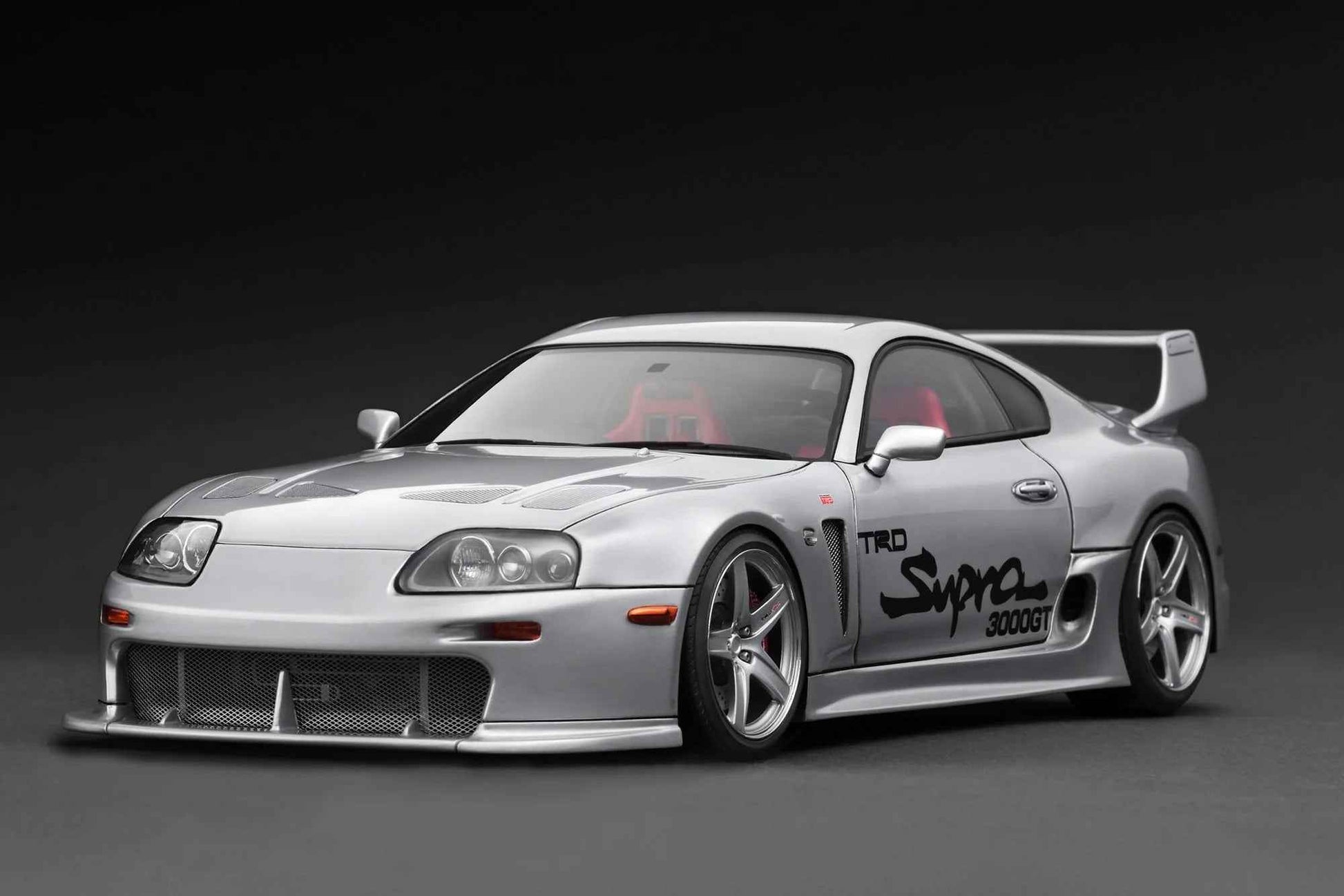 Ignition-Model Toyota Supra Mk4 (A80) TRD 3000GT Silver 1:18 STM Diecast Default Title Default Title-