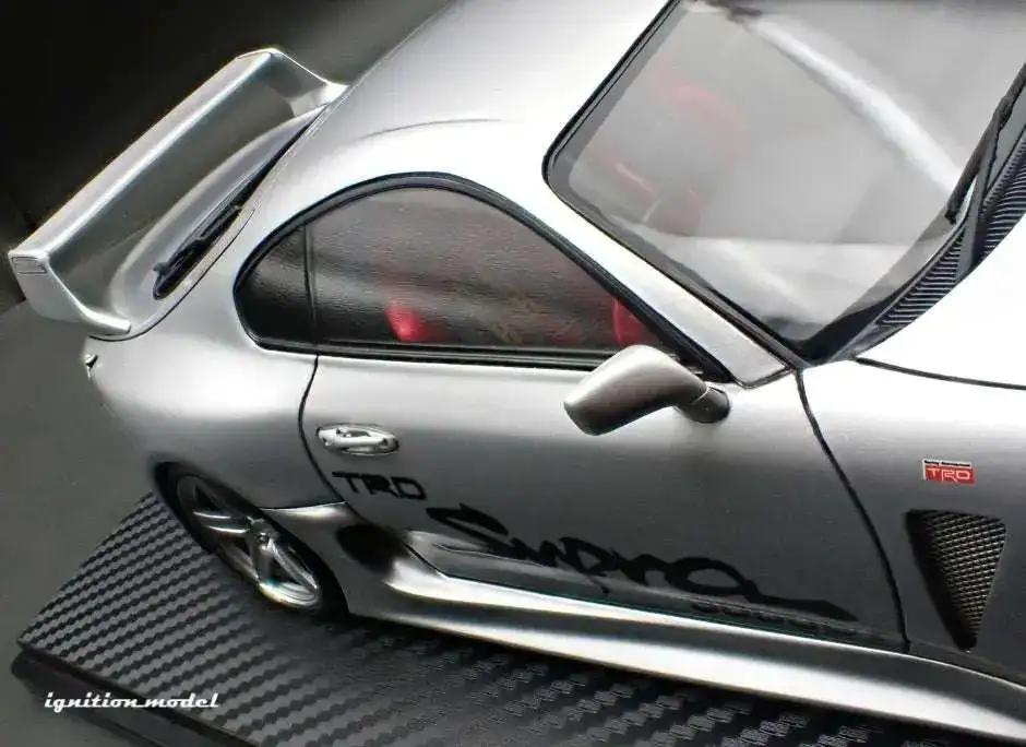 Ignition-Model Toyota Supra Mk4 (A80) TRD 3000GT Silver 1:18 Cartsfy Inc.