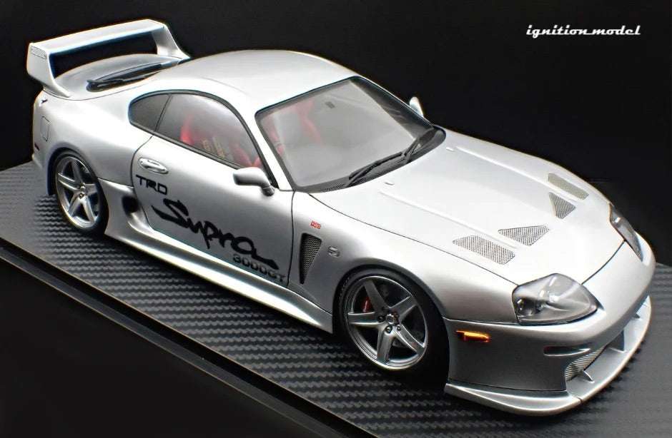 Ignition-Model Toyota Supra Mk4 (A80) TRD 3000GT Silver 1:18 STM Diecast Default Title Default Title-