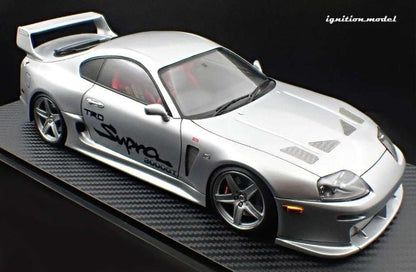 Ignition-Model Toyota Supra Mk4 (A80) TRD 3000GT Silver 1:18 STM Diecast Default Title Default Title-