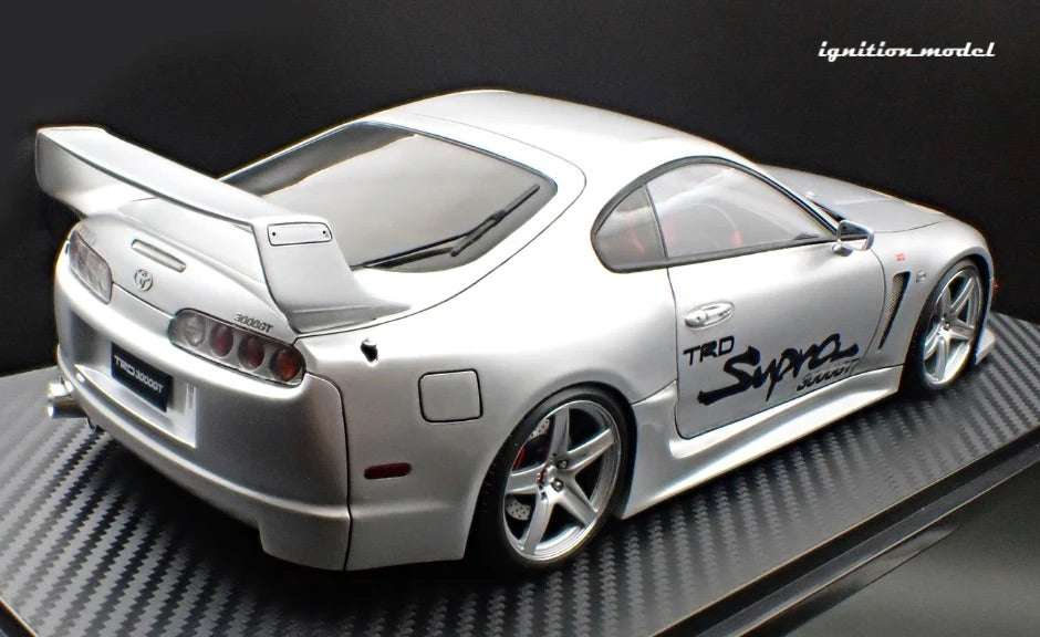 Ignition-Model Toyota Supra Mk4 (A80) TRD 3000GT Silver 1:18 STM Diecast Default Title Default Title-