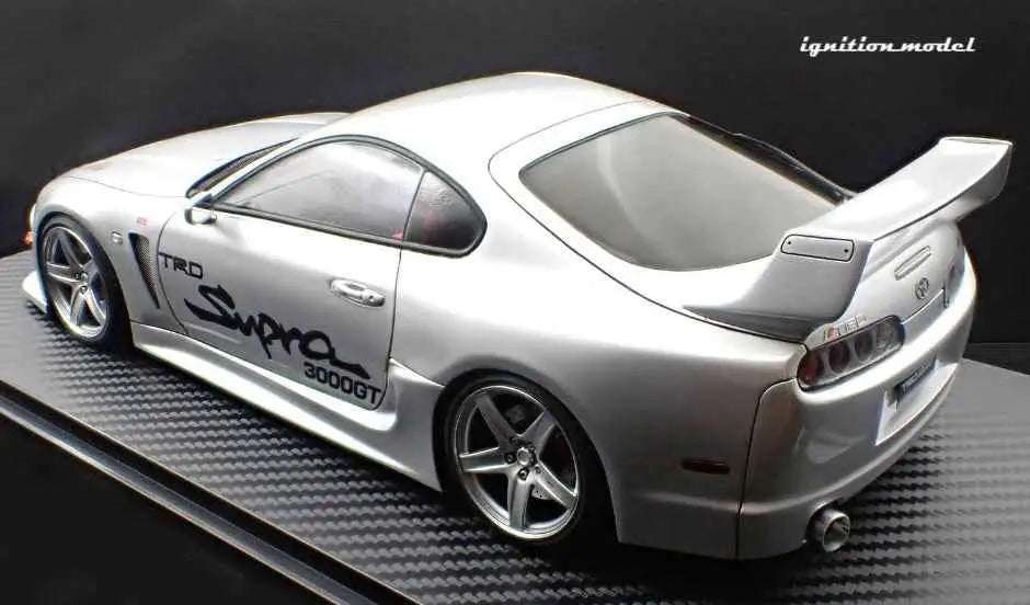 Ignition-Model Toyota Supra Mk4 (A80) TRD 3000GT Silver 1:18 Cartsfy Inc.