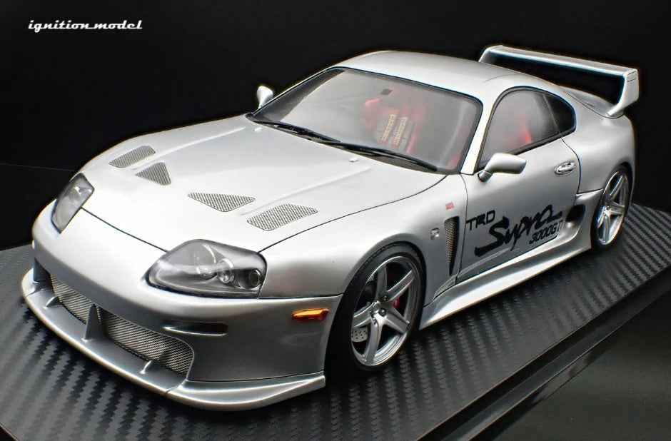 Ignition-Model Toyota Supra Mk4 (A80) TRD 3000GT Silver 1:18 STM Diecast Default Title Default Title-