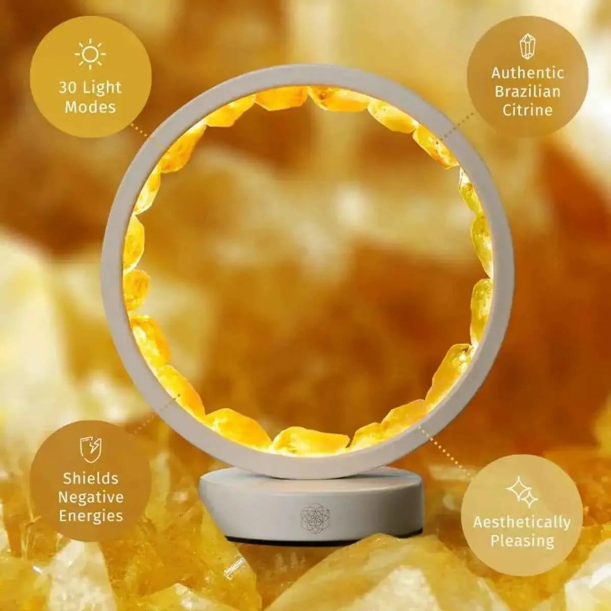 Infinite Abundance: Citrine Lamp of Manifestation Conscious Items Default Title Default Title-