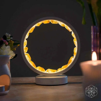 Infinite Abundance: Citrine Lamp of Manifestation Cartsfy Inc.