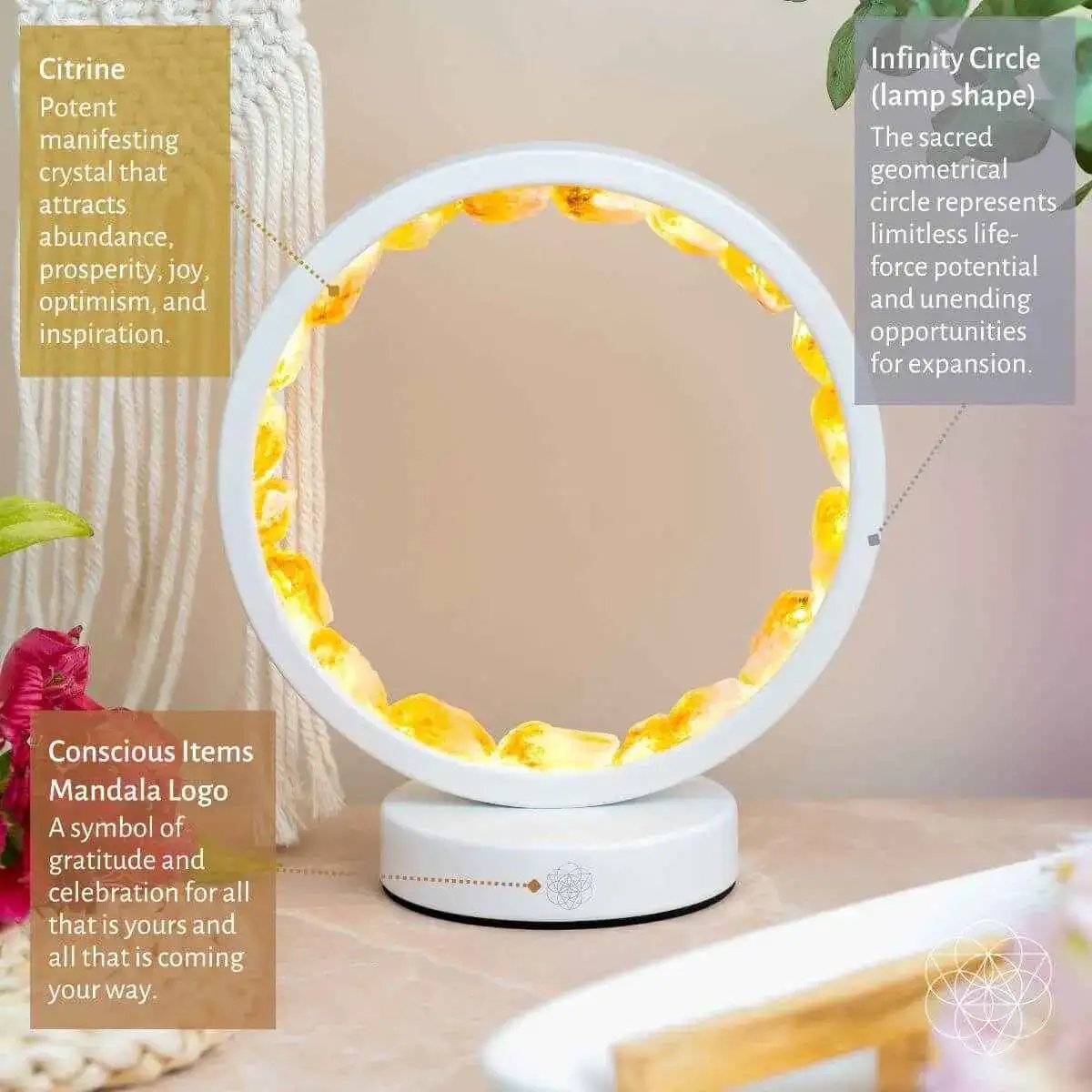 Infinite Abundance: Citrine Lamp of Manifestation Cartsfy Inc.