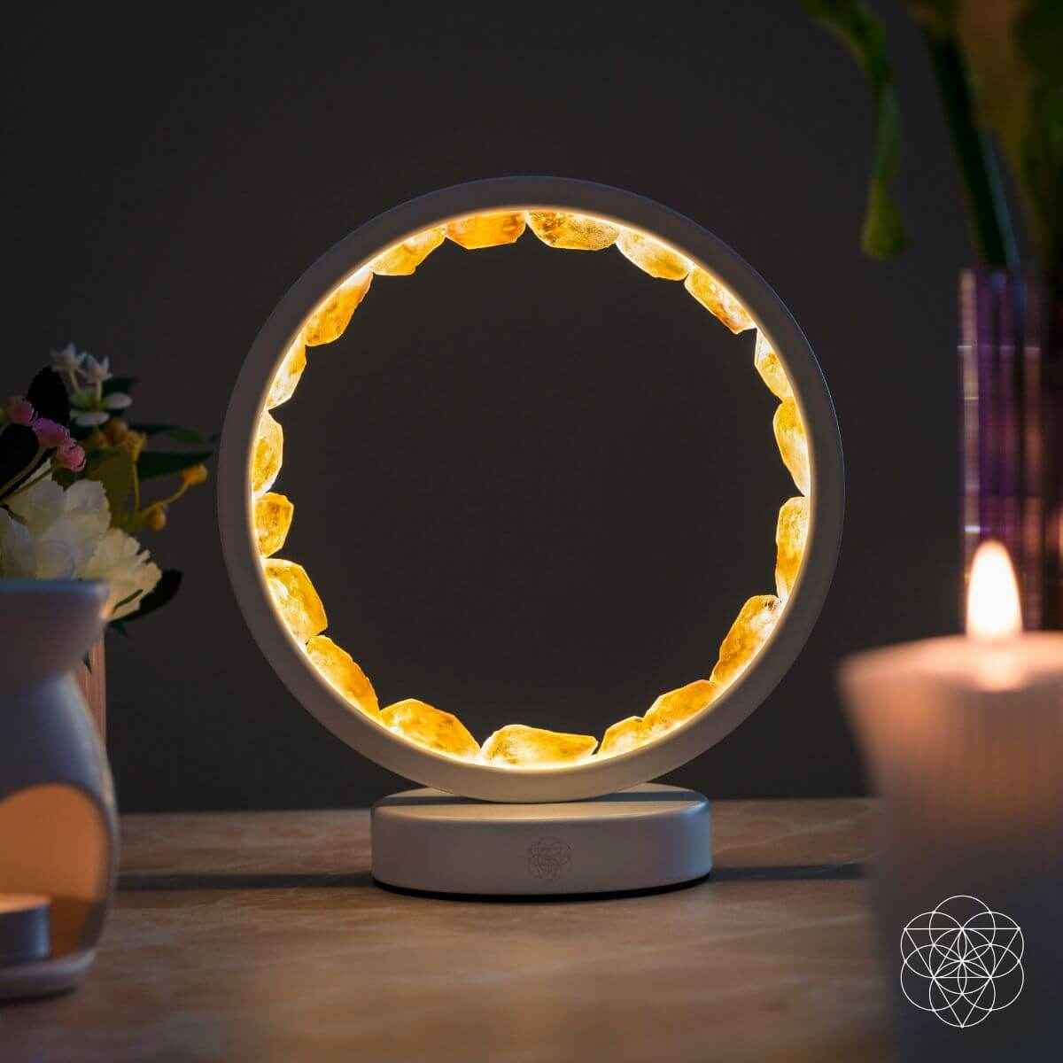 Infinite Abundance: Citrine Lamp of Manifestation - Cartsfy Inc.