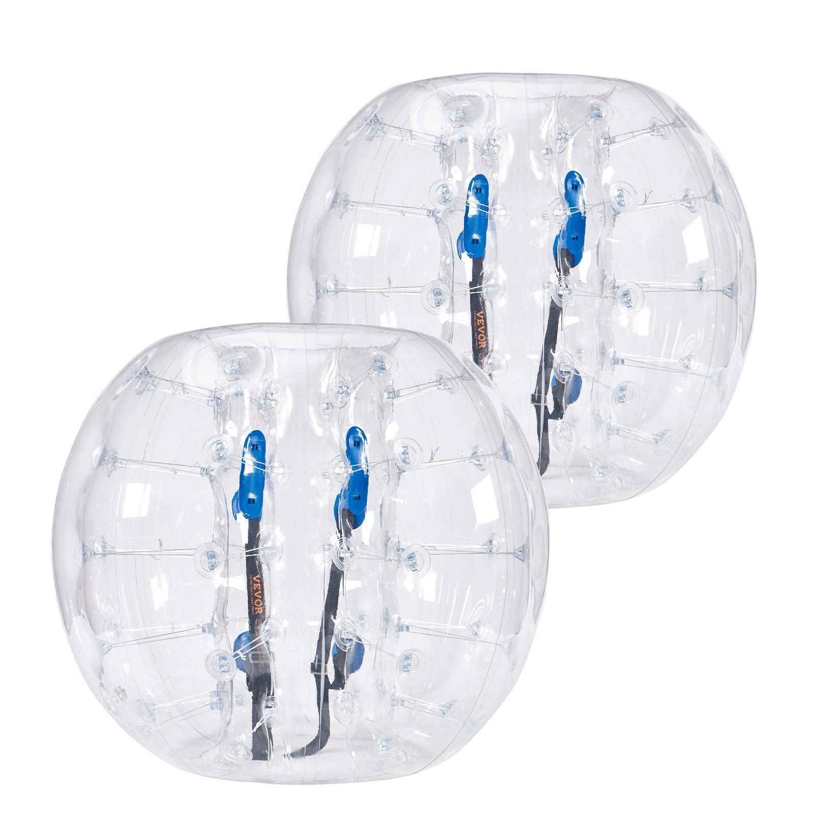 Inflatable Bumper Balls 2-Pack, 4FT/1.2M Body Sumo Zorb Balls for Teen, 0.8mm Thick PVC Human Hamster Bubble Balls for Outdoor Team Gaming Play, Bumper Bopper Toys for Garden, Yard, Park Cartsfy Inc.