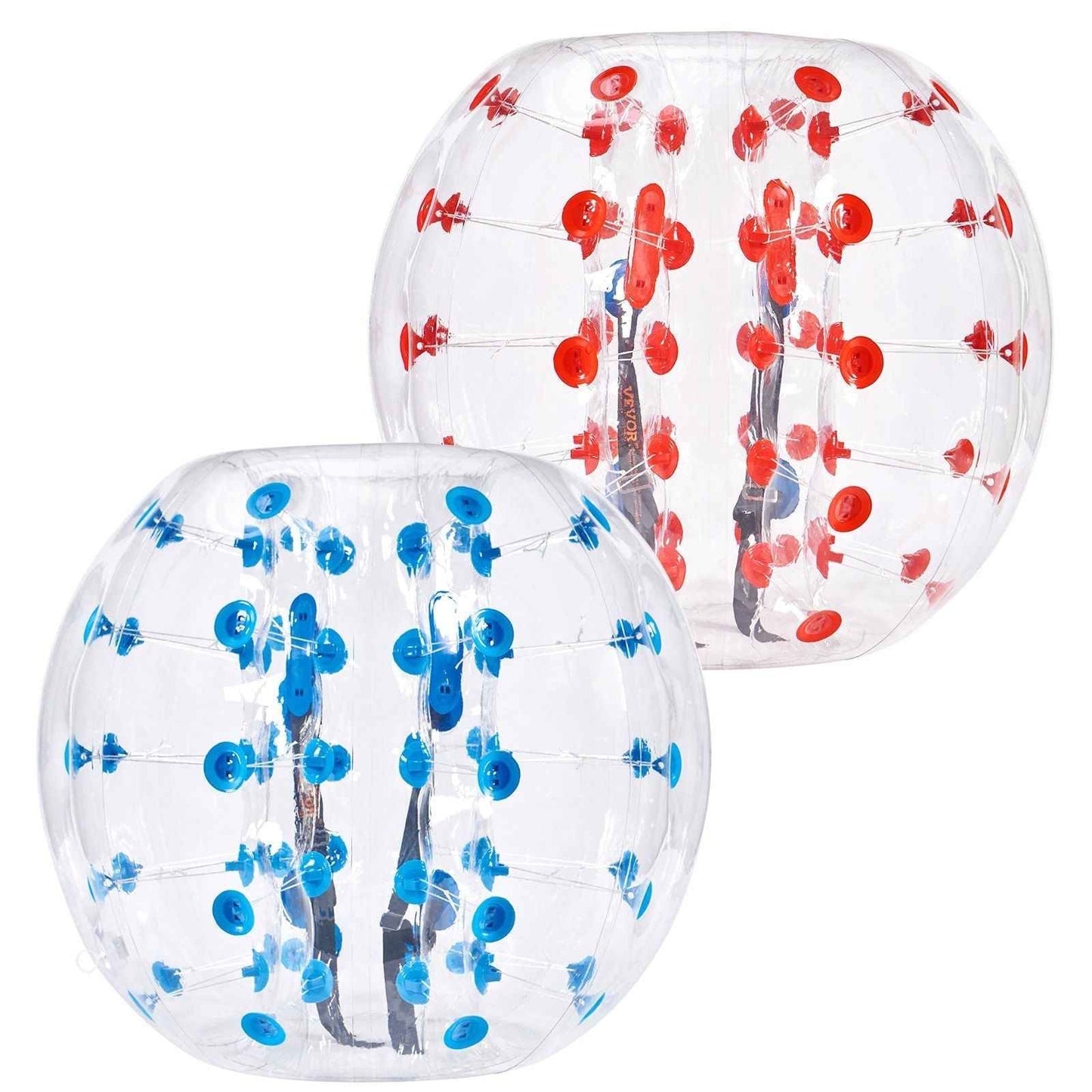 Inflatable Bumper Balls 2-Pack, 4FT/1.2M Body Sumo Zorb Balls for Teen, 0.8mm Thick PVC Human Hamster Bubble Balls for Outdoor Team Gaming Play, Bumper Bopper Toys for Garden, Yard, Park Cartsfy Inc.
