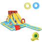 Inflatable Dual Slide Water Park Climbing Bouncer with 735W Air Blower Cartsfy Inc.
