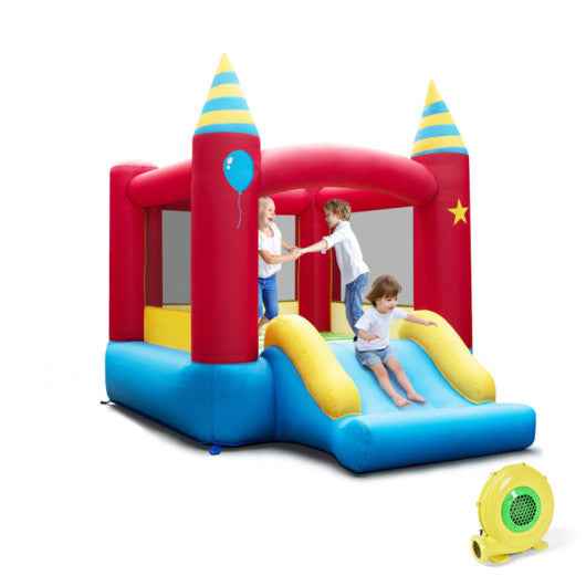 Inflatable Kids Bounce Castle with 480W Blower Cartsfy Inc.