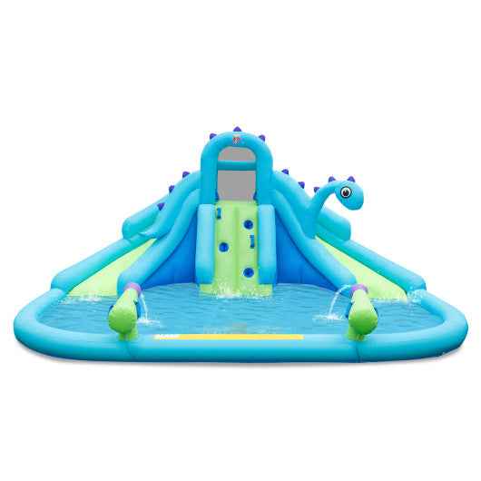 Inflatable Water Slide with Dual Slides and Large Splash Pool (Without Blower) Cartsfy Inc.