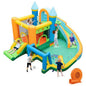 Inflatable Water Slide with Dual Slides and Splash Pool Bounce House with 680W Blower Cartsfy Inc.